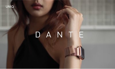 免運費 UNIQ Dante Apple Watch 不鏽鋼錶帶 米蘭磁扣錶帶 蘋果錶帶 42/44mm 可任意調整長度