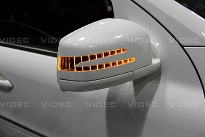 威德汽車精品 最新型 W164 ML350 BENZ 箭矢 後視鏡 LED 方向燈蓋