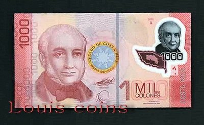 【Louis Coins】B028-COSTA RICA-2009哥斯大黎加塑膠鈔.1000 COLONES