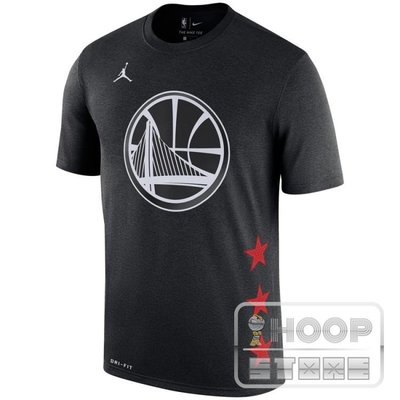 NBA  2019金州勇士隊 Curry 庫里 斯蒂芬库里全明星T恤 2019年全明星  黑色T恤
