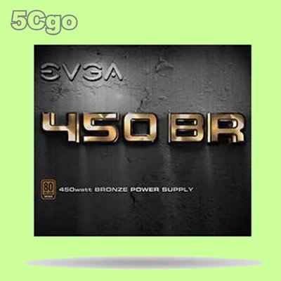 5Cgo【捷元】艾維克 EVGA 450 BR 80PLUS 銅牌 電源供應器    五年保固