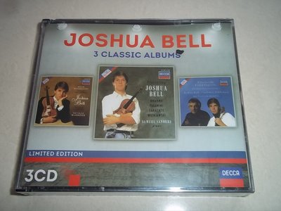【小馬哥】 Joshua Bell 3 Classic Albums 小提琴古典作品代表專輯 3CD