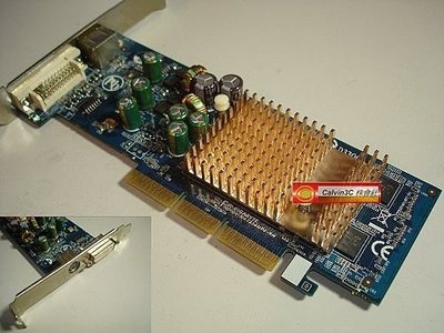 技嘉 GV-N62256DP2-RH Geforce 6200 DDR2 256M AGP8X 4X DVI 靜音 短卡