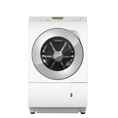 Panasonic國際 12KG 日本製滾筒式洗衣機(左開)(晶燦白) *NA-LX128BL*