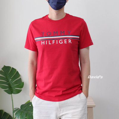 《美國大衛》Tommy Hilfiger T恤 Tee 短T 上衣 衣服 男 短袖 t shirt【78J8571】