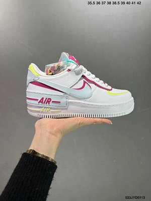 【偉偉代購】公司級?耐克 Nike AF1 Air Force 1 Shadow 空軍一號輕量增高低幫百搭板鞋 FB7582-100