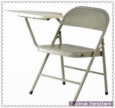 ☆凱創家居館☆《P450-09  課桌椅》辦公椅-網背辦公椅-折合椅-休閒椅-鐵合椅