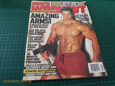 健身、肌肉 英文雜誌 《MENS WORKOUT JAN 1999 》7成新 【CS超聖文化讚】
