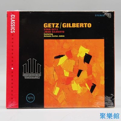 聚樂館 VERVE 企鵝爵士評鑒5顆星 蓋茲 吉巴托 Getz Gilberto 1CD [E]