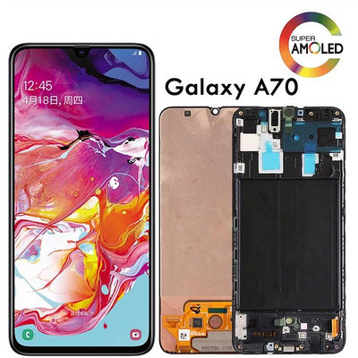 天極TJ百貨OLED手機螢幕總成適用於三星Samsung Galaxy A70 A705 A705F 維修替換件 零部件 配件 備件