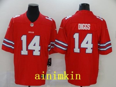 Football Jersey  NFL 橄欖球Bills比爾隊DIGGS 14號球衣 ainimkin