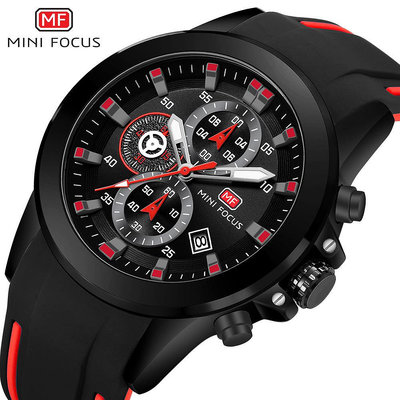 現貨男士手錶腕錶MINIFOCUS運動手錶男手錶防水石英錶跨境新款多功能男手錶0287G