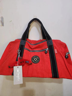 現貨 Kipling 猴子包 K00076 紅色 斜背 肩背 手提包 運動包