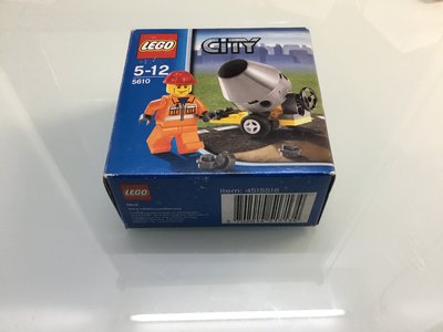 二手樂高， LEGO 5610 建築工人 水泥攪拌車