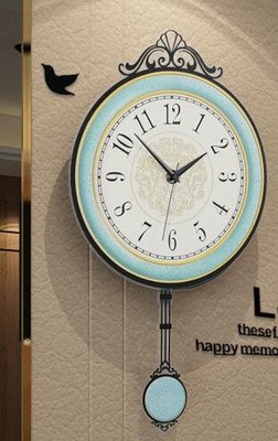 18705c 歐式  好品質 歐風房間民宿客廳牆壁上牆面上掛鐘壁飾時鐘室內裝潢鐘錶送禮禮品