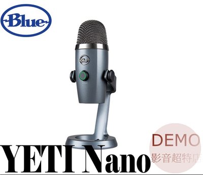 ㊑DEMO影音超特店㍿美國Blue YETI Nano USB麥克風 YouTube / 動畫投稿 /PC聲音收錄