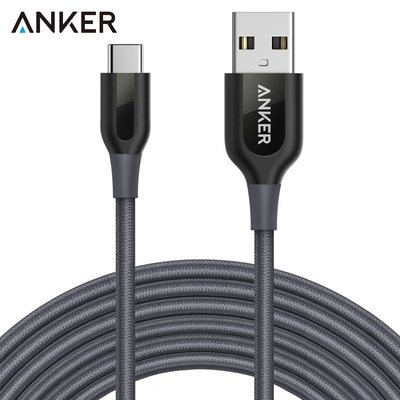 又敗家Anker傳輸充電線Powerline+尼龍編織USB-C轉USB充電線3公尺數據同步線充電數據線A82670A1
