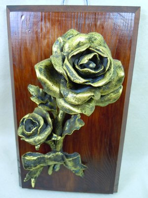 青銅掛飾:玫瑰花