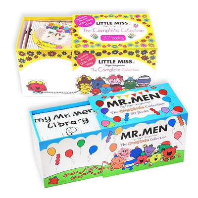 英文原版繪本 奇先生妙小姐 Little Miss Mr.Men 50冊37冊贈CD