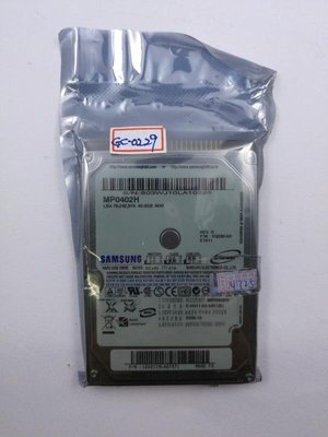 【冠丞】三星 SAMSUNG MP0402H 40GB 5.4K 8MB IDE 2.5吋 硬碟 HDD GC-0229