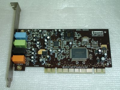 創新科技 Creative Labs Sound Blaster 5.1 PCI 音效卡 SB0680 "現貨