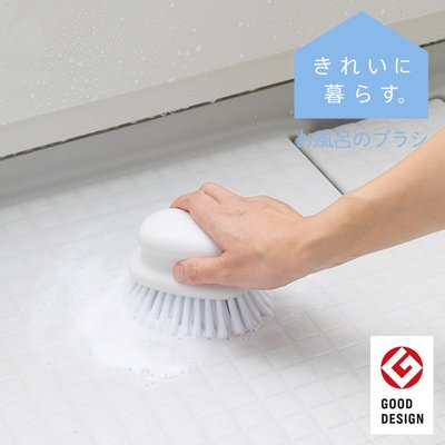 乾媽店。日本 台灣製 MARNA 衛浴清潔地板刷 輕巧好握 浴室地板清潔刷 耐用硬質刷毛 磁磚細縫刷