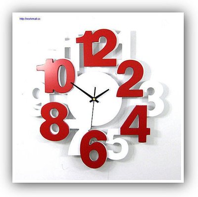 yes99buy加盟-個性創意數字掛鐘時尚簡約歐式藝術時鐘客廳臥室靜音鐘錶