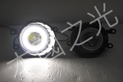 oo本國之光oo 全新 豐田 YARIS PRIUS PREVIA LED光圈 魚眼 霧燈 內建LED 黃光 一對台灣