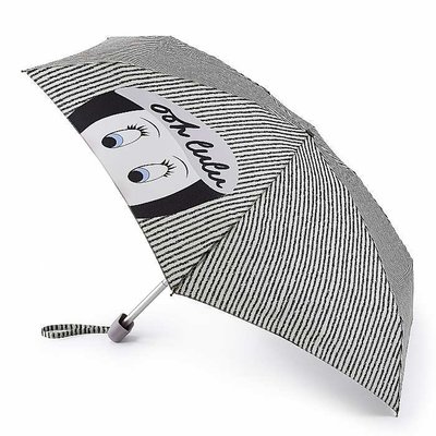 【英倫代購】皇室御用品牌Fulton 與 Lulu Guinness 聯名設計款 Ohh Lulu手動摺疊傘