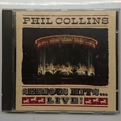 德壓版 菲爾柯林斯 Phil Collins - 超級演唱會專輯 Serious Hits...Live! 1990年 華納發行 Made in Germany