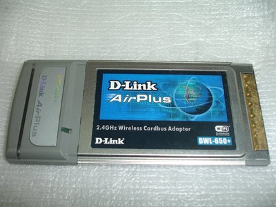 【電腦零件補給站】D-Link DWL-650+ (802.11b) PCMCIA 無線網路卡