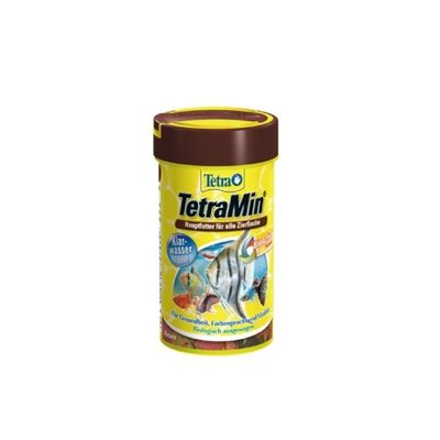 魚樂世界水族專賣店# 型號:T104 德國 Tetra Min 熱帶魚薄片飼料 250ml 孔雀魚 燈魚