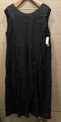 日本品牌 Niko and … 黑色寬鬆長版連身裙 長洋裝 kiito NE QUITTEZ PAS 可參考