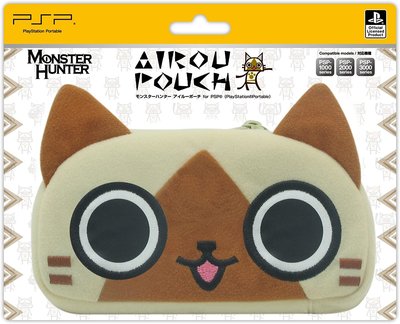 PSP　魔物獵人 AIROU 艾路貓 主機包 (不含PSP主機)　純日版 絕版新品