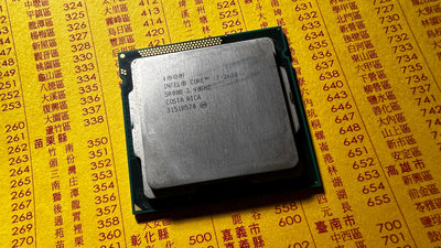 1155[二手CPU良品] I7-2600 L3 8M 批號sr00b 5/19 b570 一元起標 1元起標
