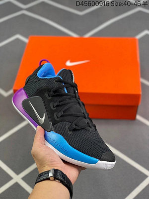純原 /Nike Hyperdunk X Low 黑藍紫 男子低幫透氣實戰籃球鞋