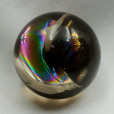 茶晶阿賽斯特萊水晶球03–直徑：20.4mm。珍藏水晶