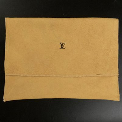 法國精品Louis Vuitton LV咖啡色信封防塵袋 大