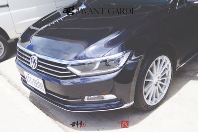 Avant Garde AG M615 19" 旋壓輕量化 放射多幅精緻鋁圈 VW Passat 實著 / 制動改