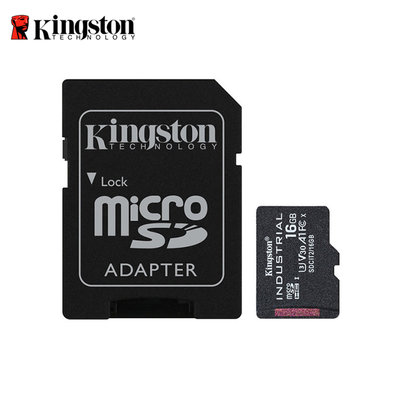 金士頓 INDUSTRIAL【16G】工業用 高耐用 記憶卡 microSD U3 V30 (KTSDCIT2-16G)