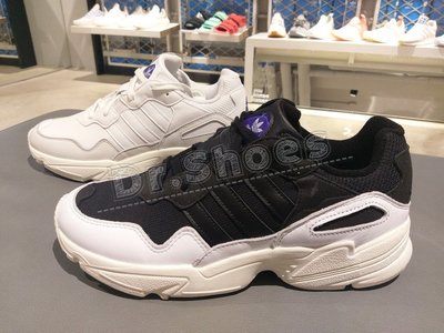 【Dr.Shoes 】Adidas Yung-96 男鞋 復古 老爹鞋 休閒鞋 白F97176 黑白F97177