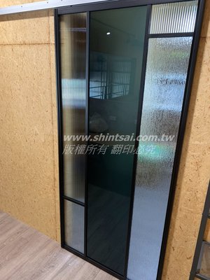 shintsai玻璃工程 細鋁框拉門 鋁框推拉門 廚房隔間門 玻璃拉門 懸吊式玻璃拉門 隔間拉門