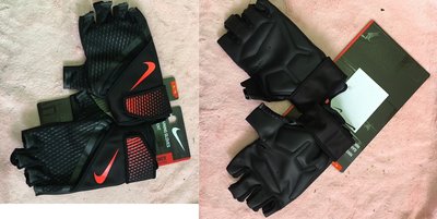 NIKE男用加重訓練手套 按標籤價6折售840元 健身 重訓 自行車 保護 手部 護具 XL 二入AC3484-053