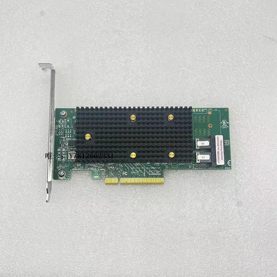 電腦零件LSI 9400-8I陣列卡SAS3408 PCIe3.1x8(NVMe) 12Gb/s HBA直通卡U.2筆電