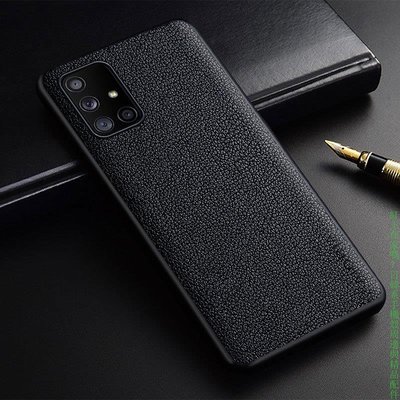 適用三星Galaxy A73 A53 A33手機殼小荔枝紋samsung手機保護殼