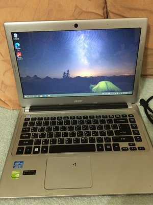 二手宏碁Acer筆電 筆記型電腦acer aspire V5-471G台北可面交合法升級 Win10，含獨顯 NV GF710M