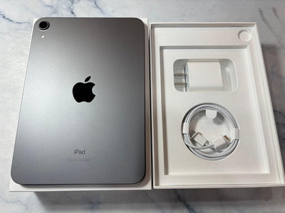 二手平板 Apple iPad mini6 mini 6 64G 灰色 A2567 附盒裝配件 保固中 WIFI版【430】