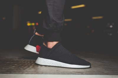 Adidas NMD CS2 PRIMEKNIT PK 黑白 黑紅 高筒 編織 全新公司貨 CQ2372