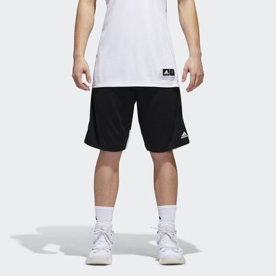 Adidas 男 基本款 Crazy Explosive單面穿 籃球褲 褲子 短褲 BS5016 黑白 公司貨