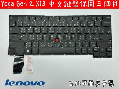 【全新 聯想 Lenovo Thinkpad X13 Yoga Gen 2 鍵盤】背光中文鍵盤